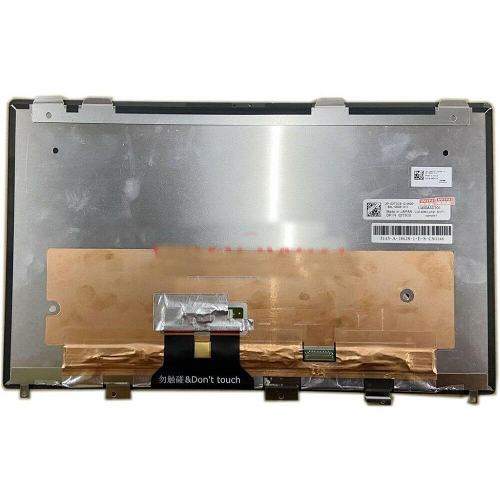 14" LED FHD COMPLETE LCD Digitizer With Frame Assembly for Dell LATITUDE 14-7400 02T3C8"