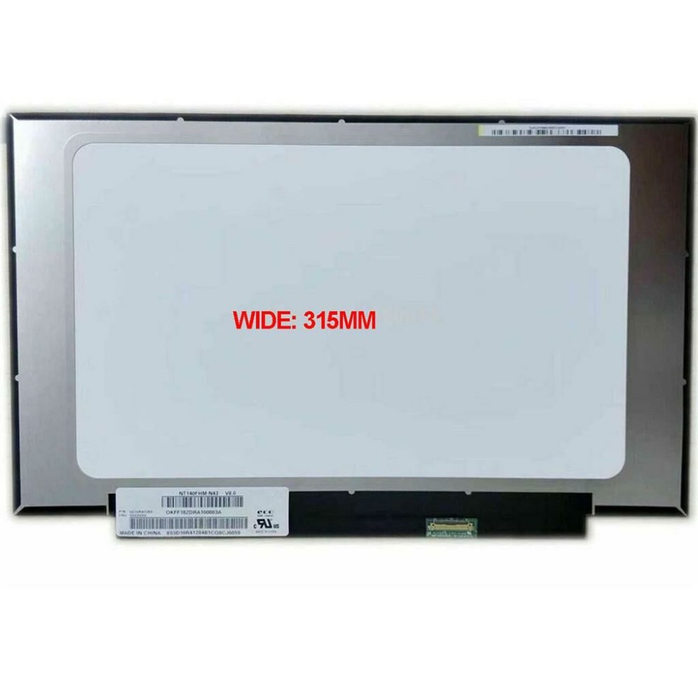 14" LED FHD TFT Matte Slim Scherm EDP 30 Pin LED Panel NT140FHM-N43