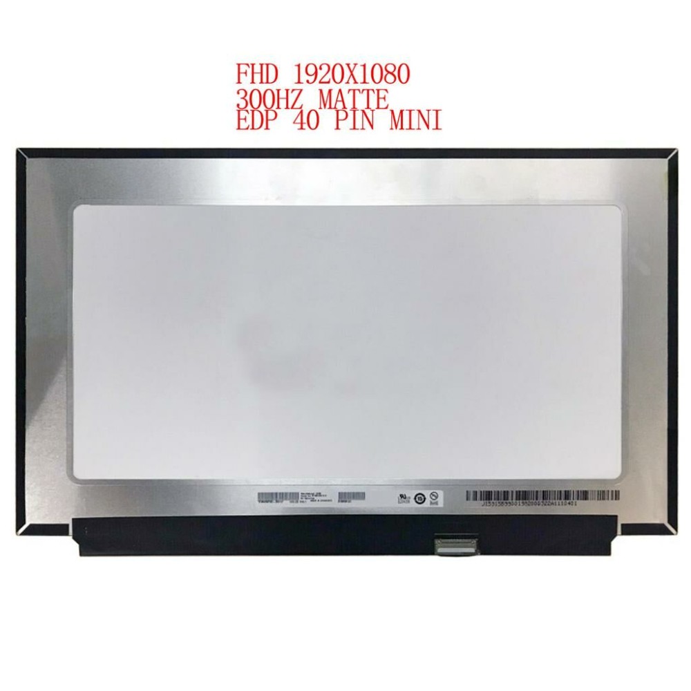 15.6 FHD EDP 40PIN MATTE LED NARROW SCREEN DISPLAY 300HZ NO BRACKETS