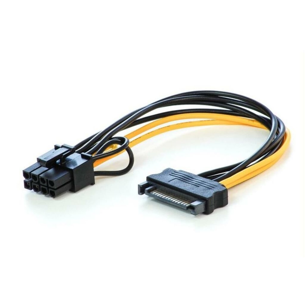 15Pin SATA Male to 8 (6+2) Pin Female Graphic Card Power Cable