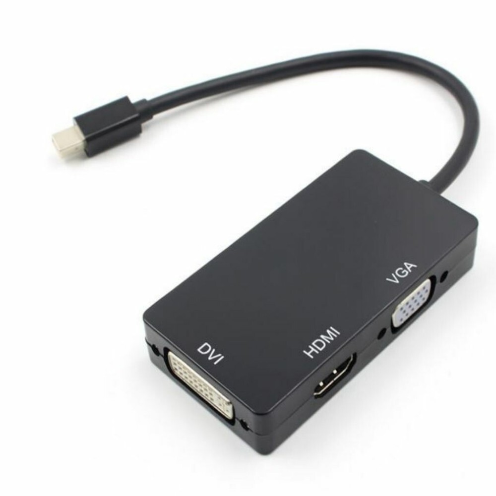 3-in-1 Mini DisplayPort to VGA HDMI DVI  Adapter Cable