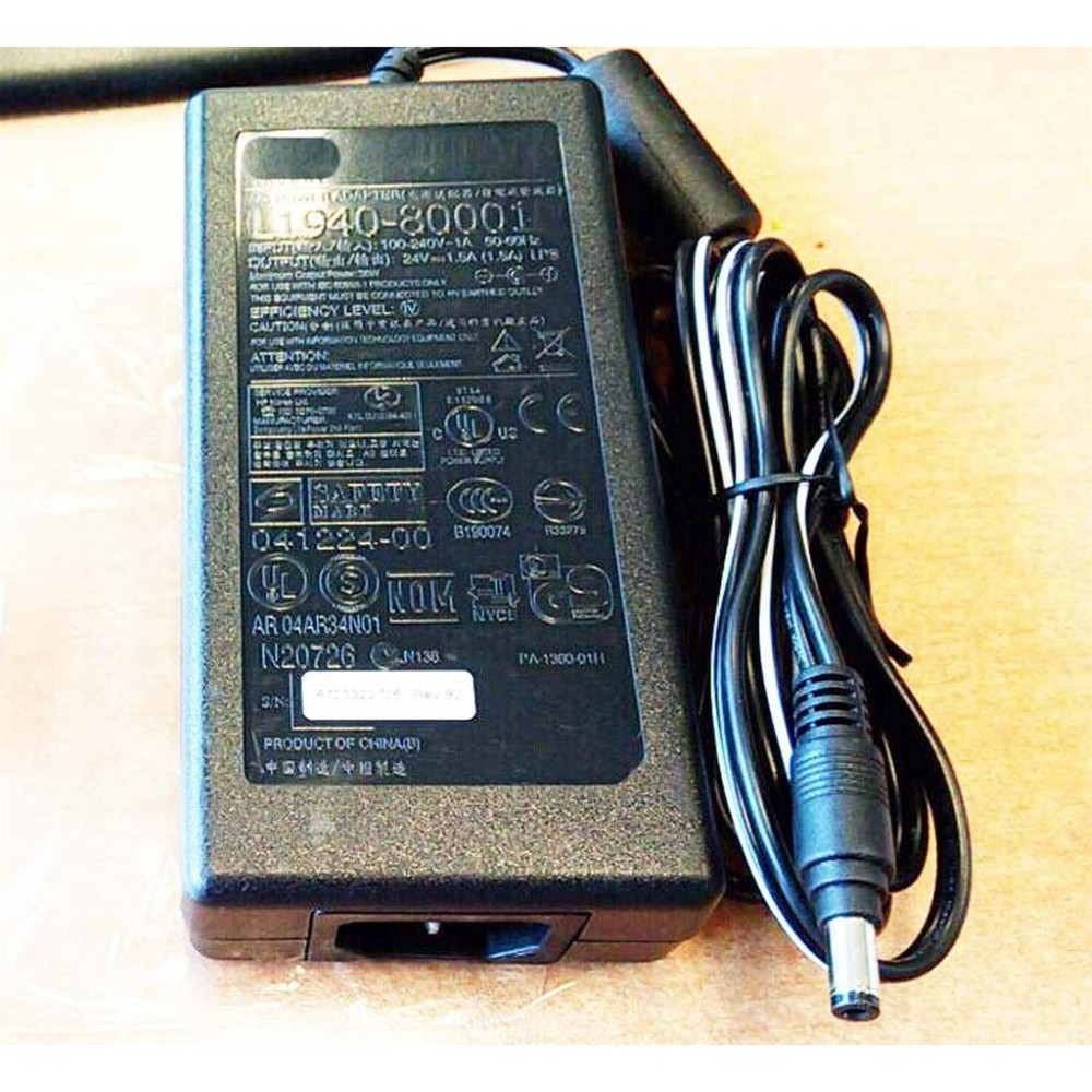 36W L1940-80001 ScanJet 4500C 24V 1.5A Adapter bulk packing