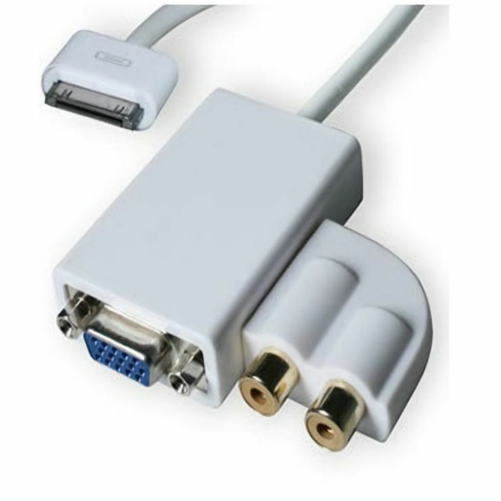 Apple iPad dock connector naar VGA + Audio kabel
