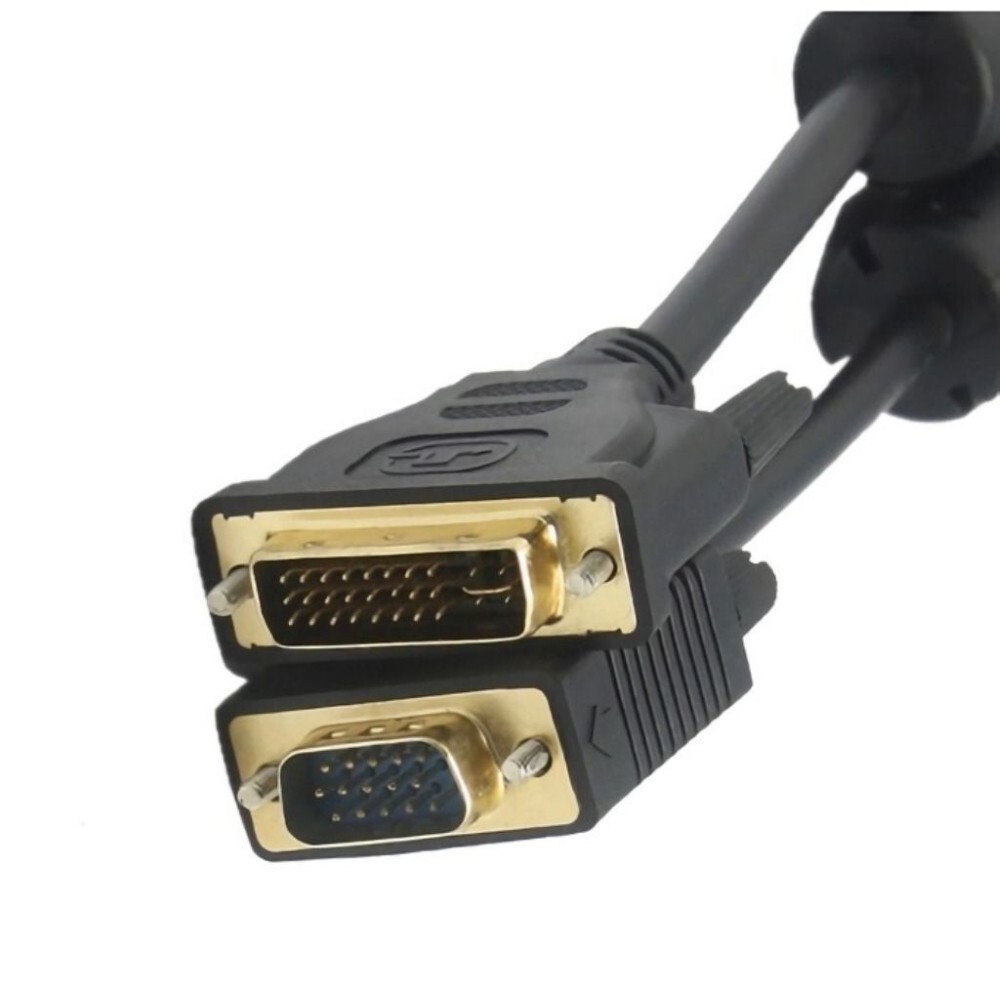 DVI-I (24+5) Dual Link Male to VGA Male Cable M/M