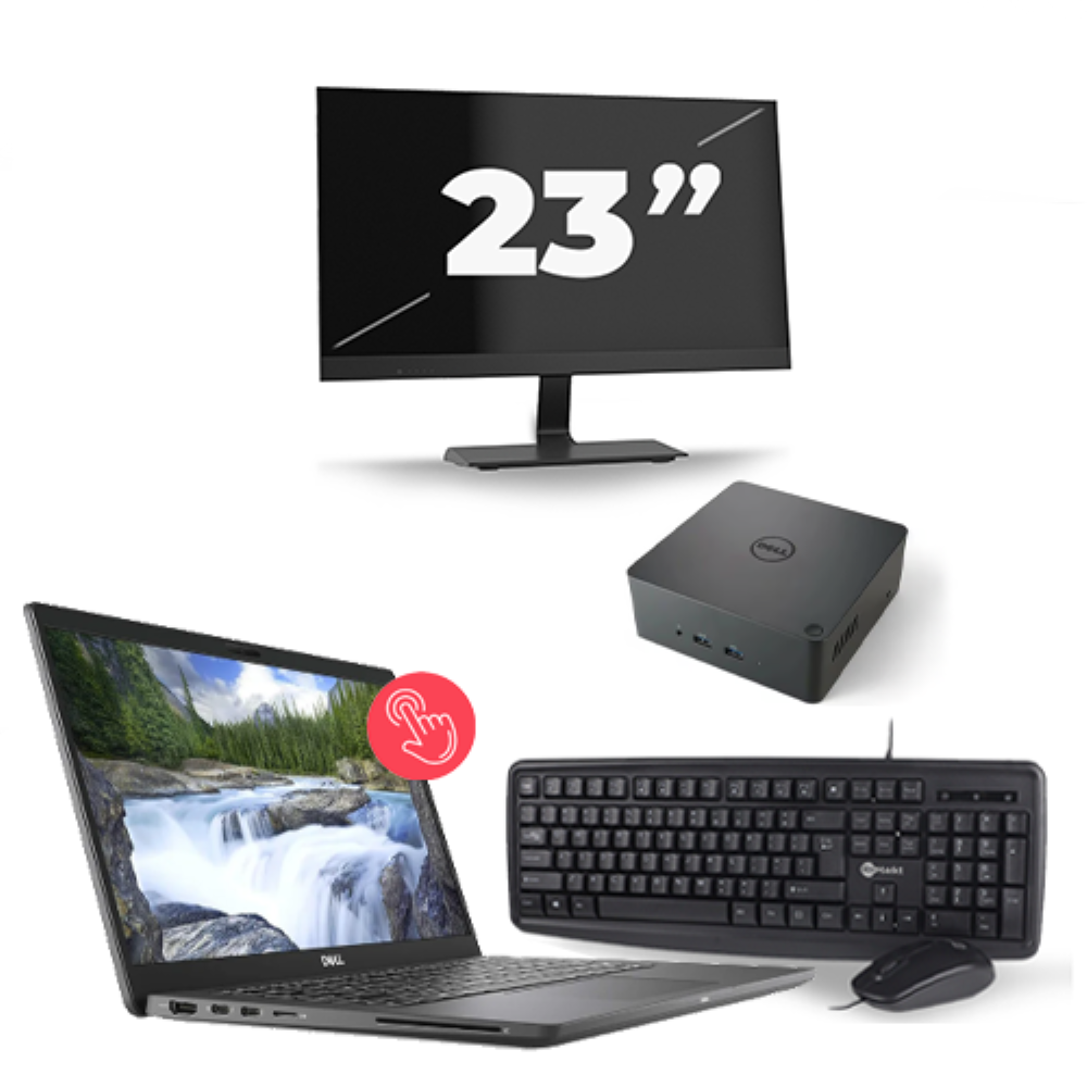 Dell Latitude 7310 - Intel Core i7-10e Generatie - 13 inch - 8GB RAM - 256GB SSD - Windows 11 + 1x 23 inch Monitor