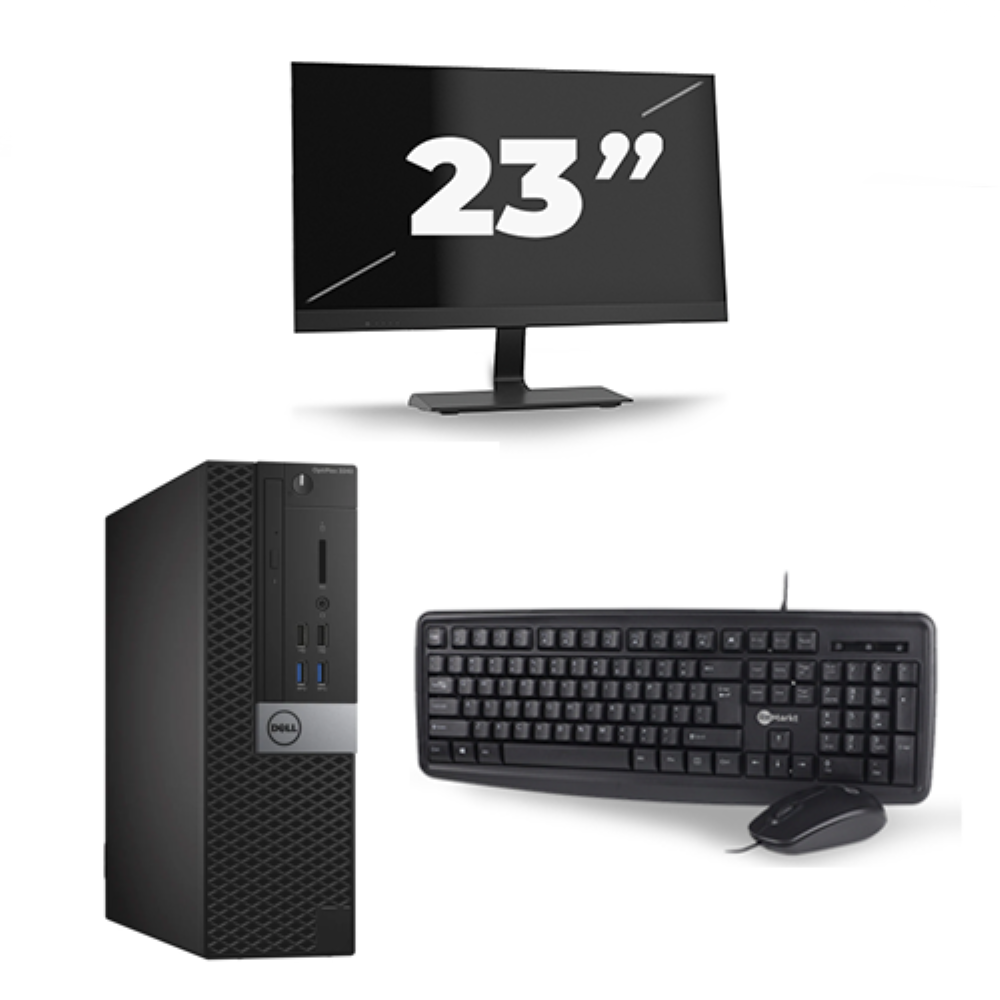 Dell Optiplex 3040 USFF - Intel Core i5-6e Generatie - 8GB RAM - 256GB SSD - Windows 11 + 1x 23 inch Monitor