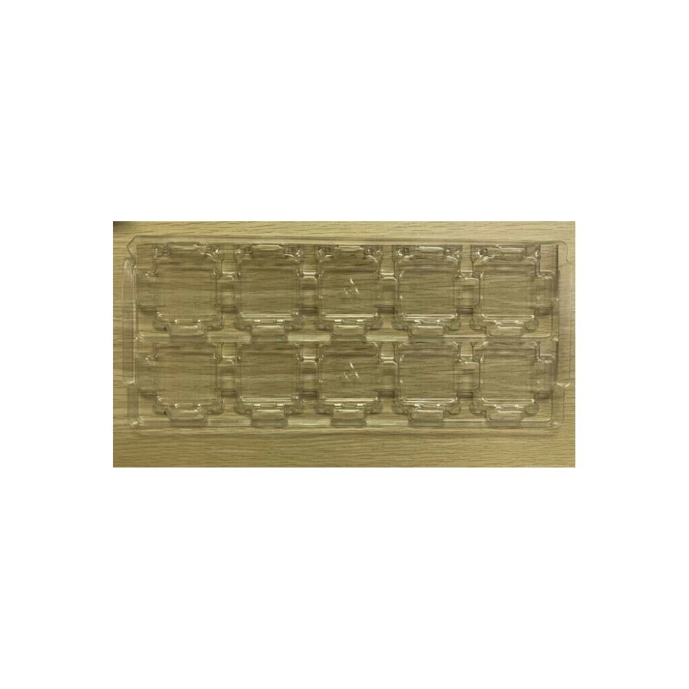 ESD Package Tray with Cover Fits 10pcs LGA2011 LGA1366 CPU