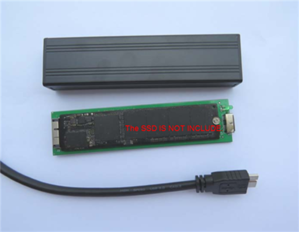 Externe SSD behuizing USB 3.0 voor Apple MacBook Air 2010