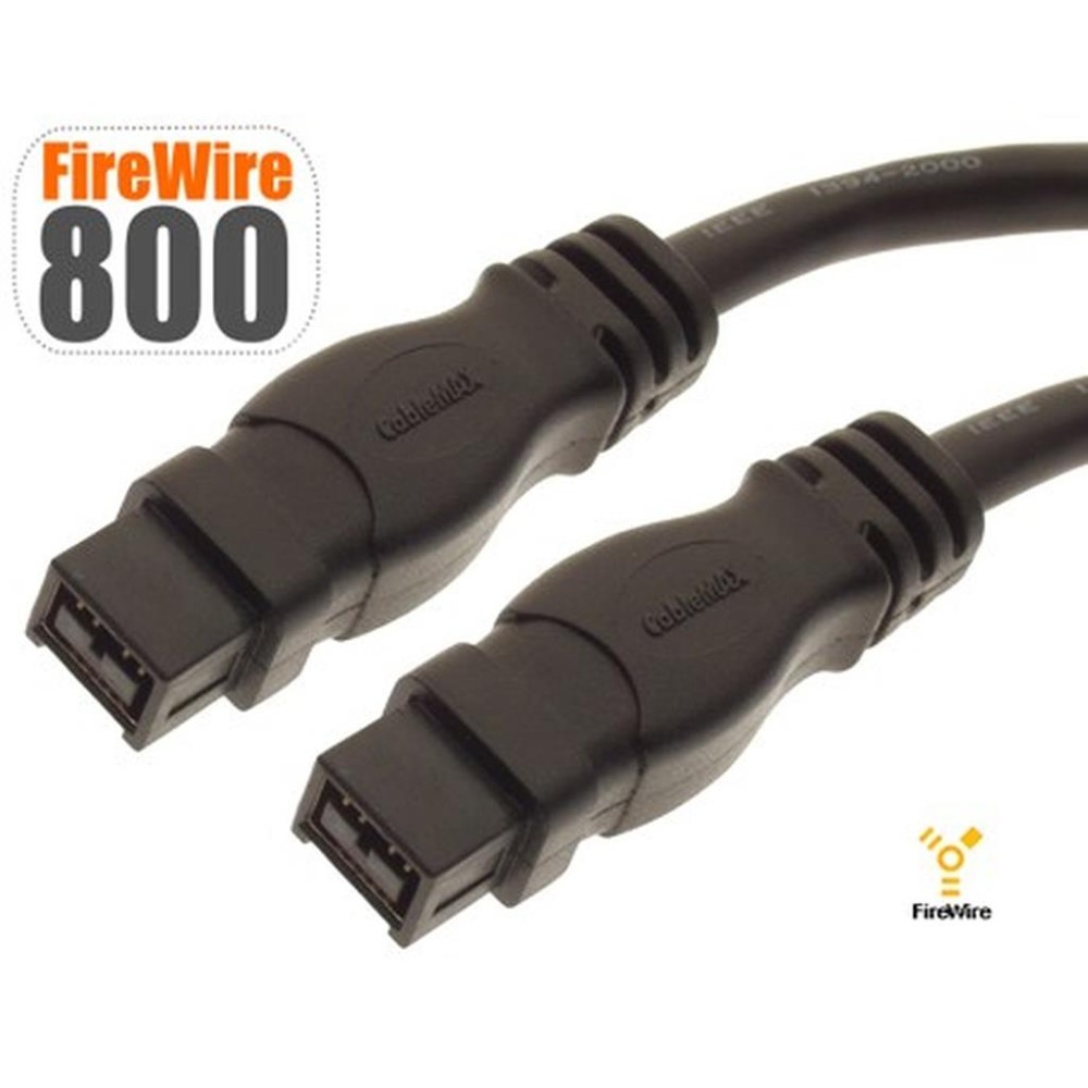 Firewire 800 1394B Cable 9 pin male to 9 pin male connector