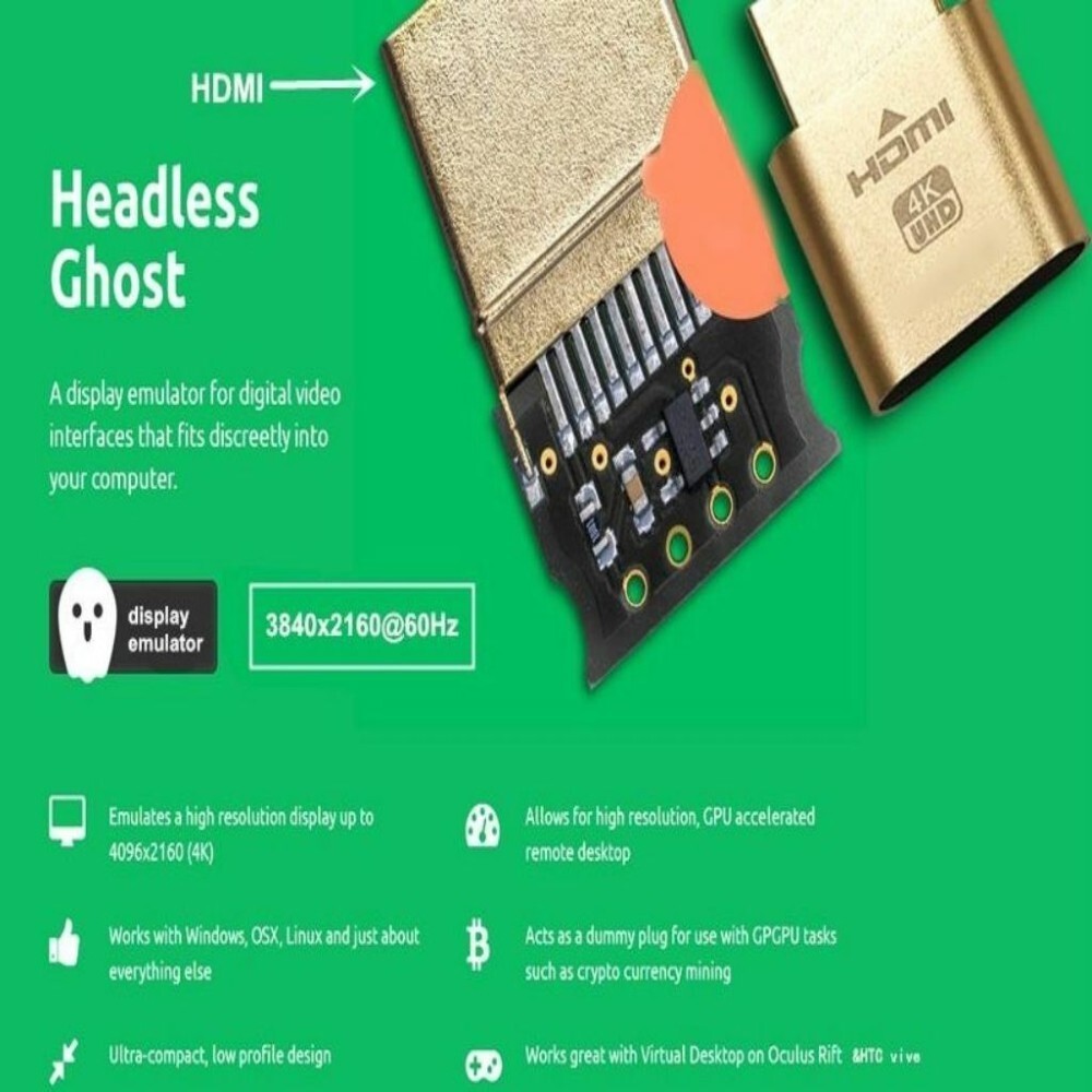 HDMI EDID DDC Dummy Plug