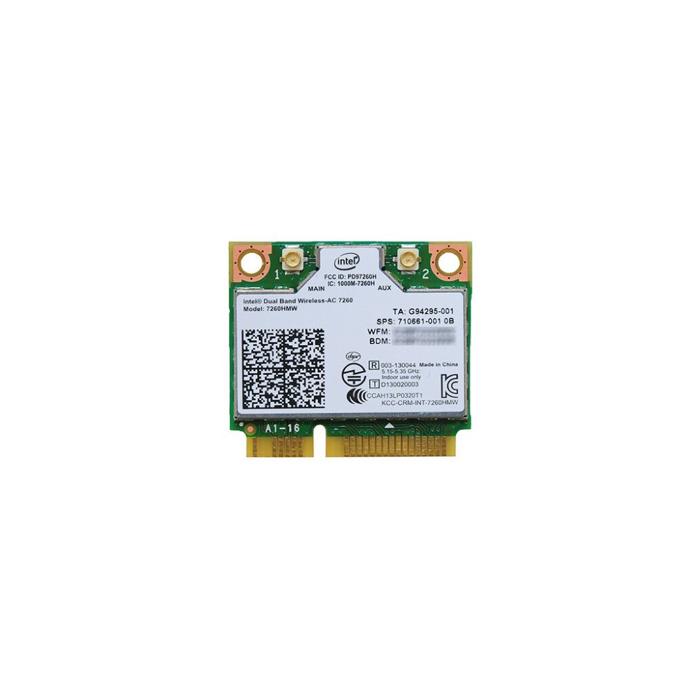 Intel Dual Band Wireless 7260HMW + Bluetooth 4.0 Wireless Card