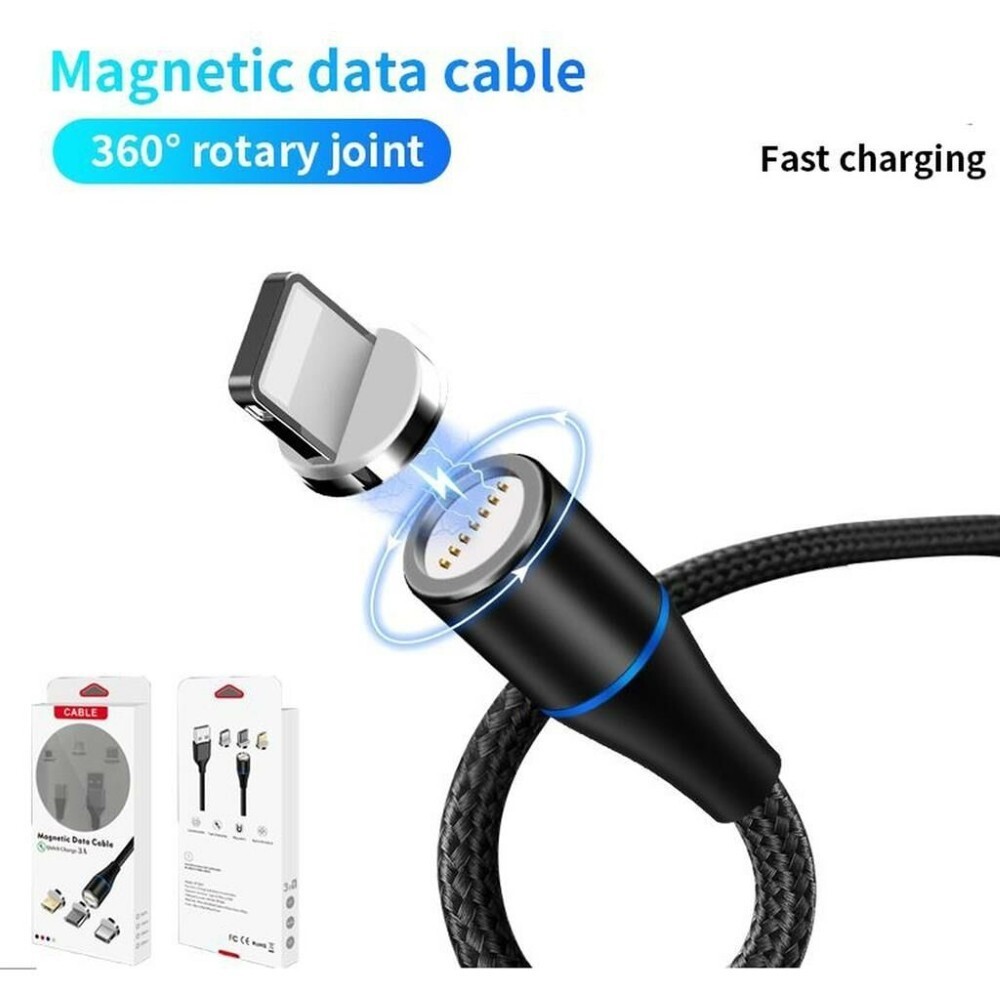 Magnetic 8 Pin Cable for iPhone/ iPad