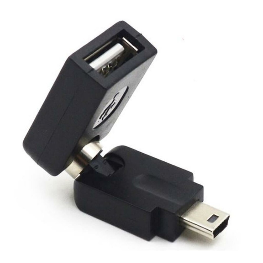 Mini USB to 360&deg;USB-A OTG Connector F/M