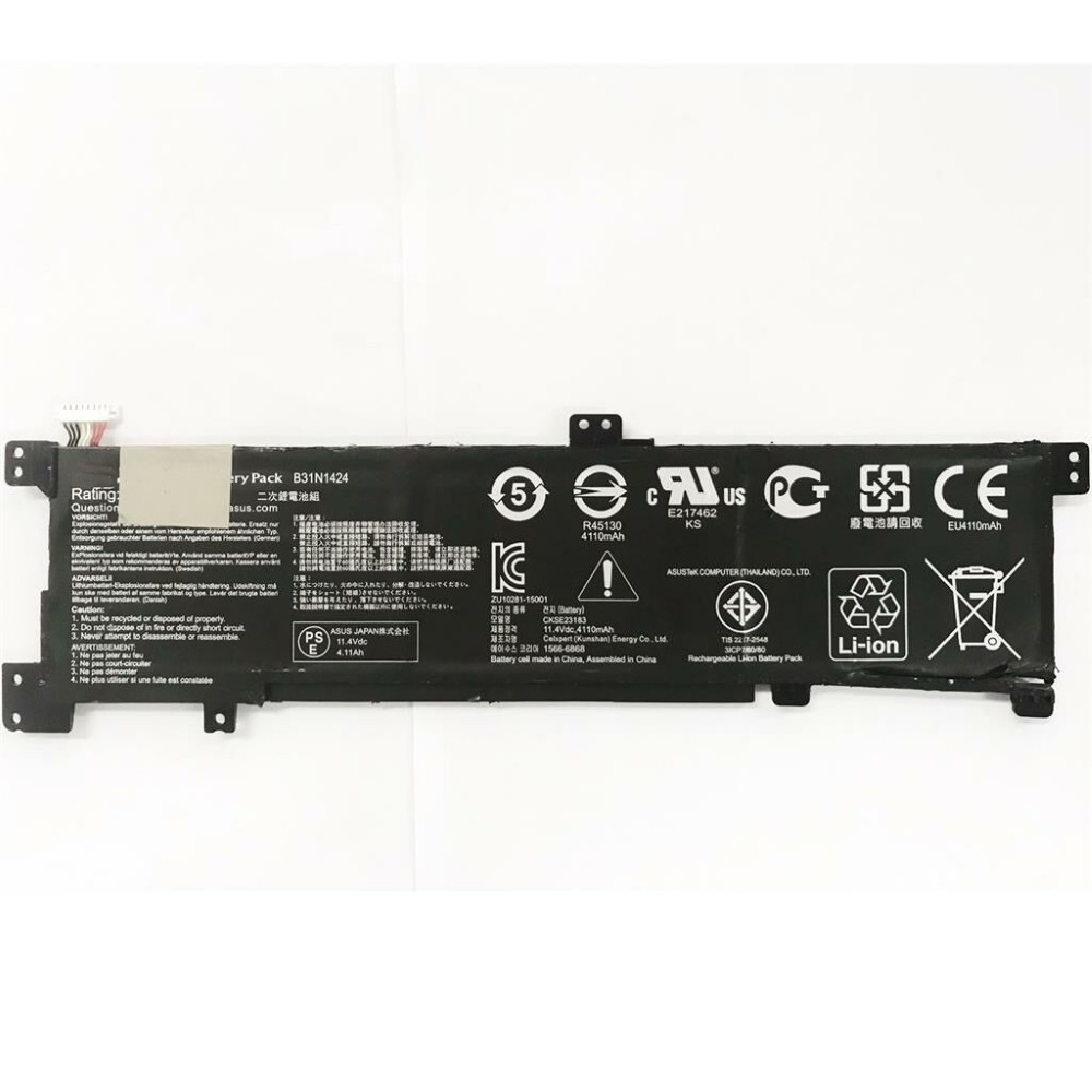 Notebook Battery for Asus K401L K401LB B31N1424 11.4V 48Wh