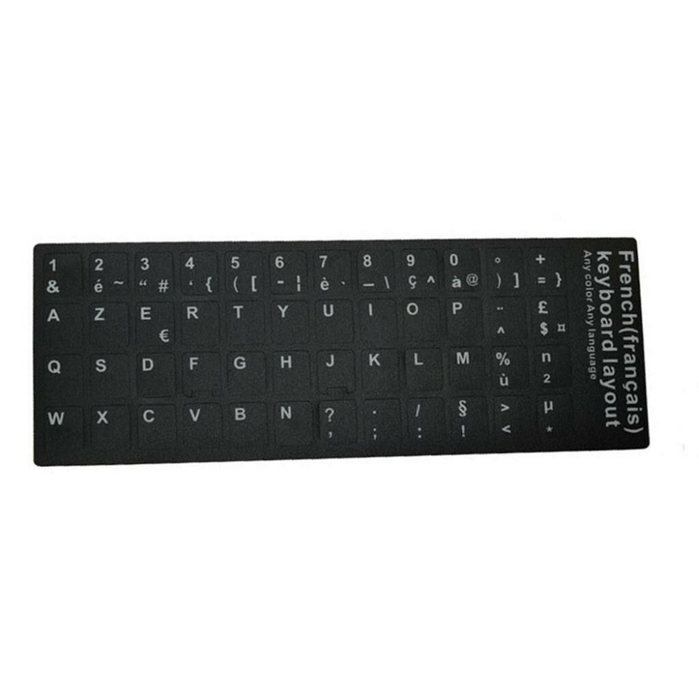 Notebook Keyboard Stickers FR Black-White