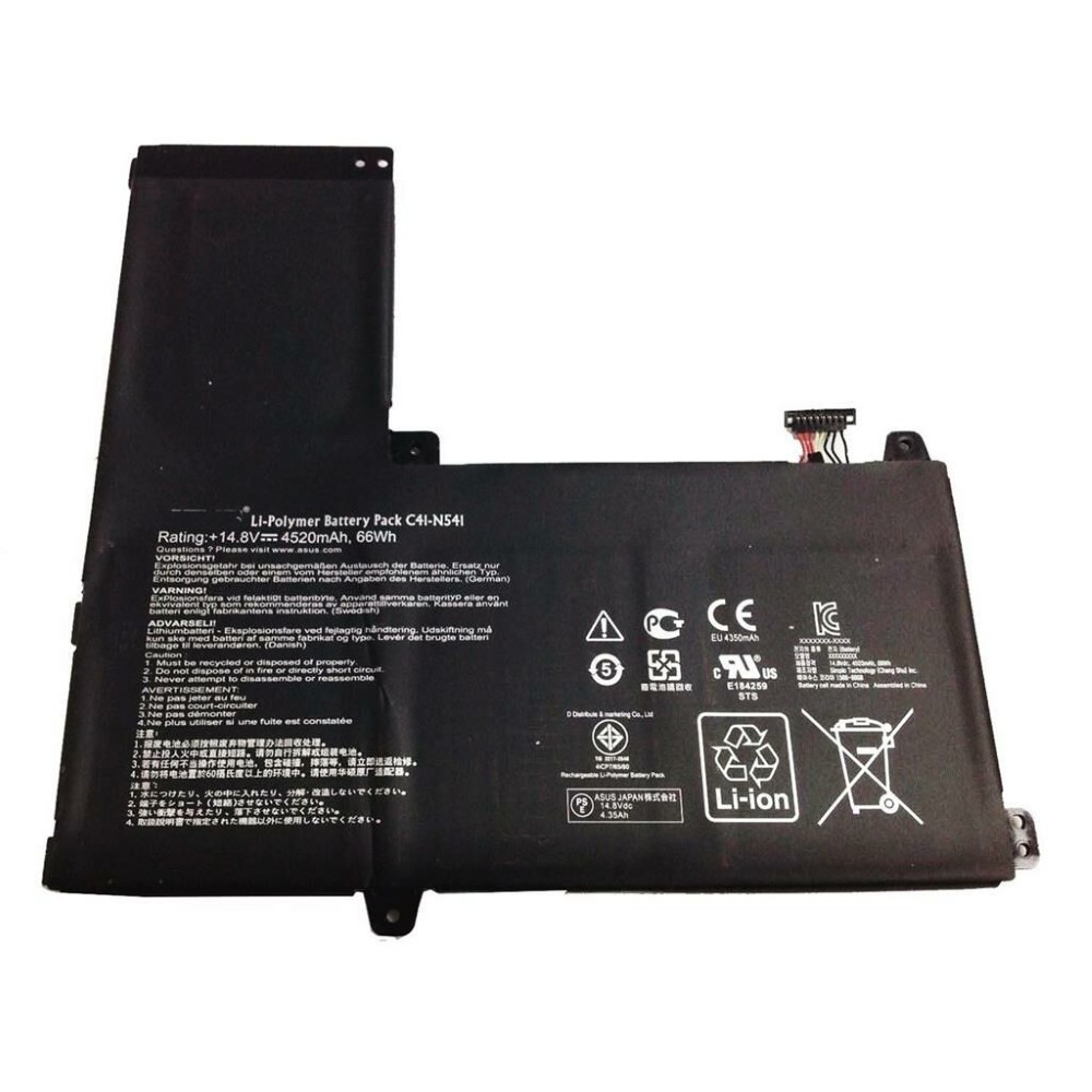 Notebook battery for ASUS Q501L Q501LA series  14.8V 4400mAh