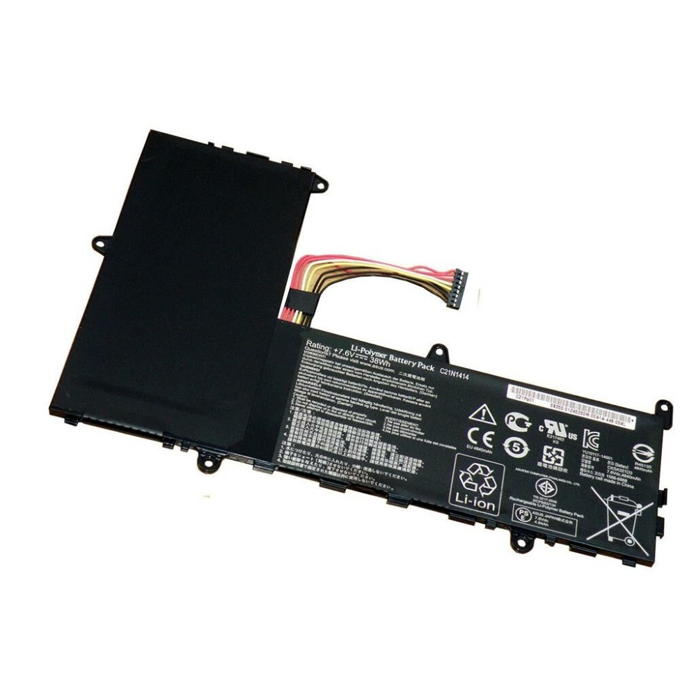 Notebook battery for Asus X205 Series 7.6V 5000mAh C21N1414  7.6V 5000mAh