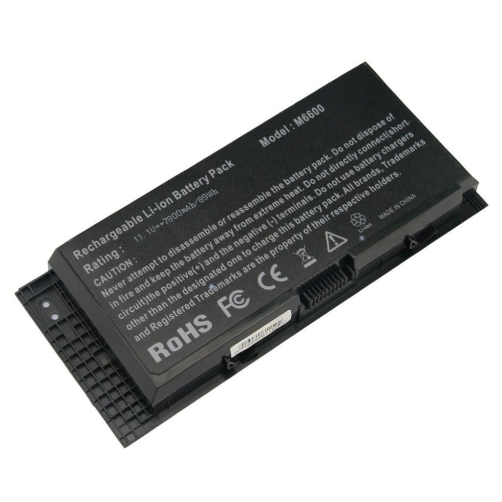 Notebook battery for Dell Precision M4600 M4800 M6600 M6700 M6800 series  11.1V 4400mAh