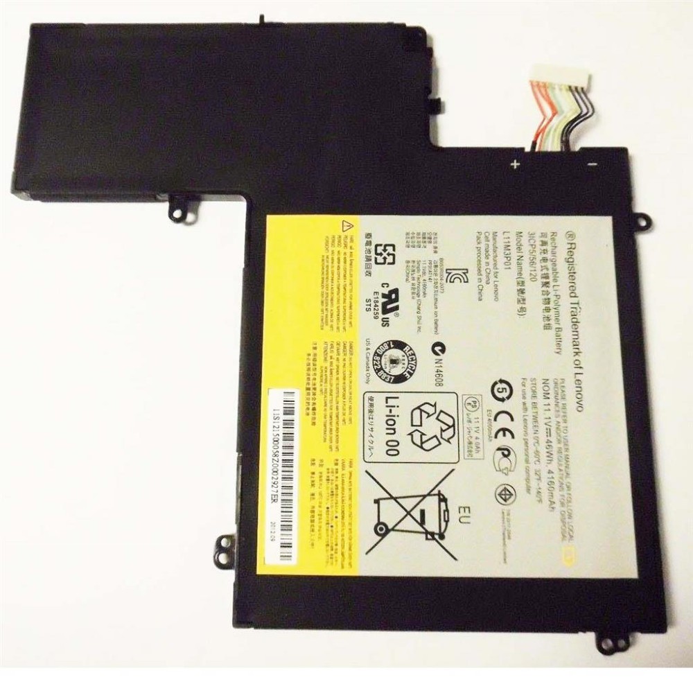 Notebook battery for Lenovo IdeaPad U310 L11M3P01 11.1V 4160mAh