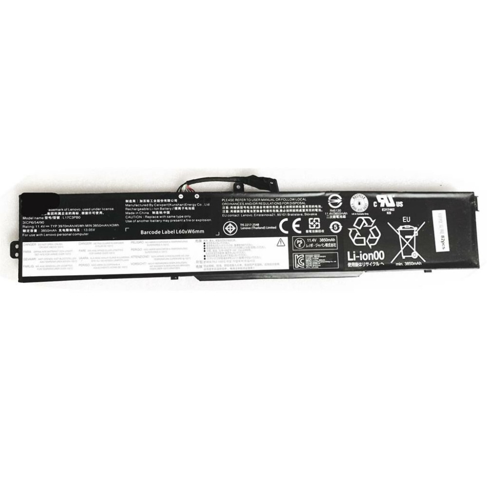 Notebook battery for Lenovo Ideapad 330g 330-17ich 330-15ich L17M3PB1 11.34V 44Wh