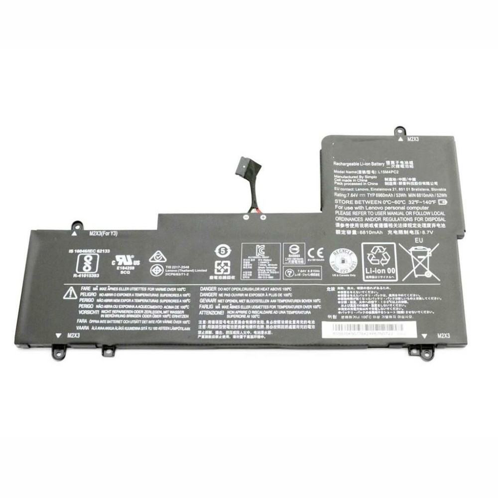 Notebook battery for Lenovo ThinkPad Yoga 710-14ISK 710-11 Seires 7.64V 6960mAh