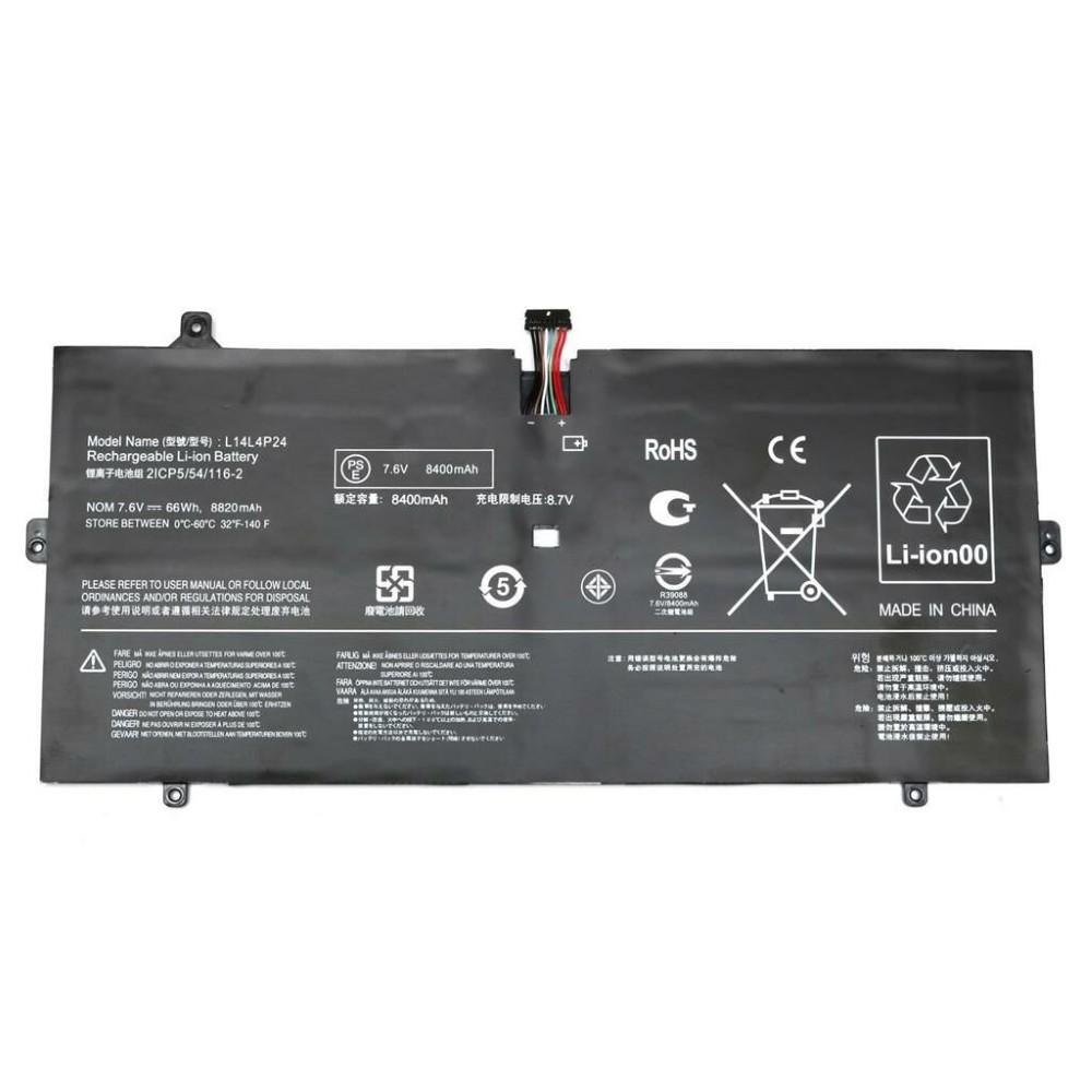 Notebook battery for Lenovo Yoga 900-13ISK 7.5V 8800mAh