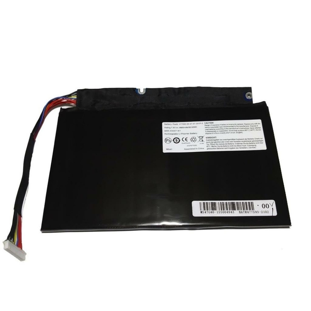 Notebook battery for Medion Akoya S6219 S4219 477592-00-07-07-2S1P-0  7.4V 35.52Wh