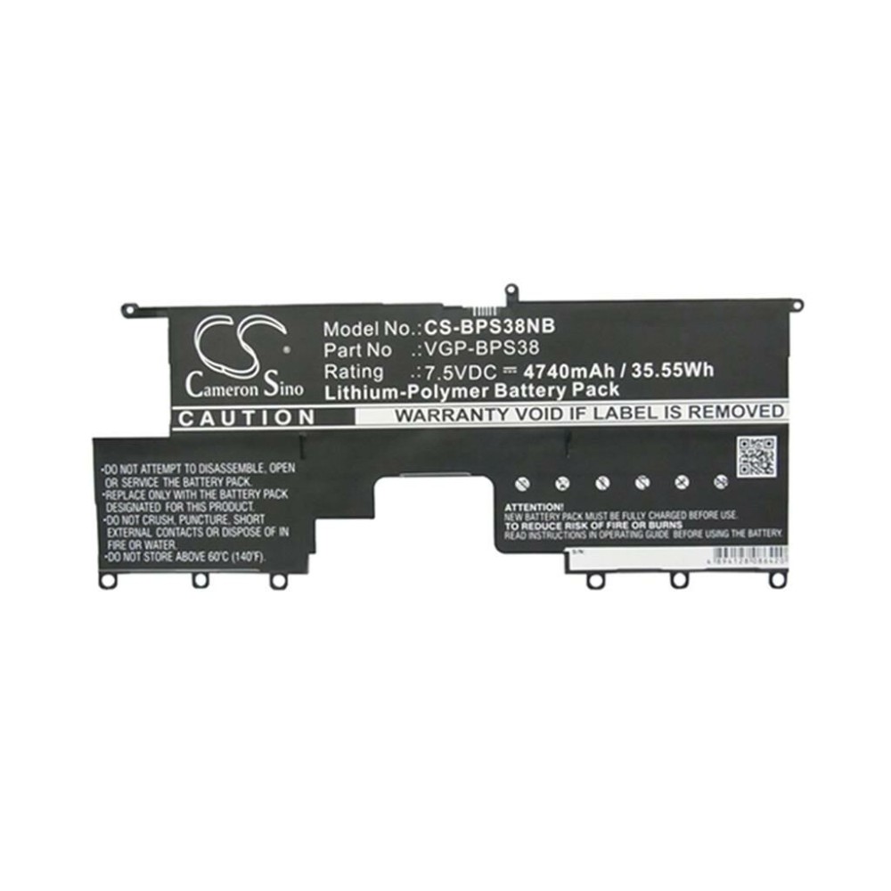 Notebook battery for Sony VAIO SVP1121 Series  7.5V 4680mAh