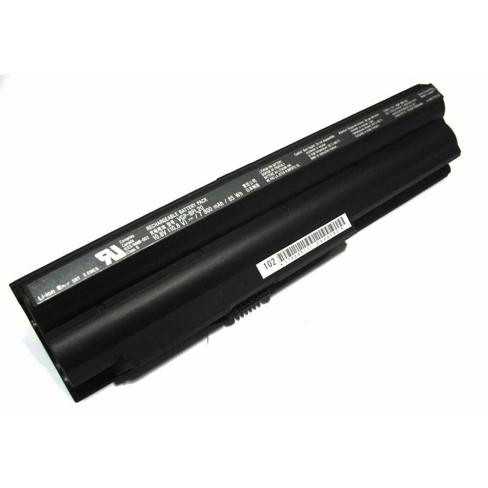 Notebook battery for Sony VAIO VPC-Z series 10.8V /11.1V 7800mAh