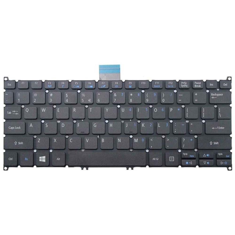 Notebook keyboard for Acer TravelMate B115-M B115-MP backlit