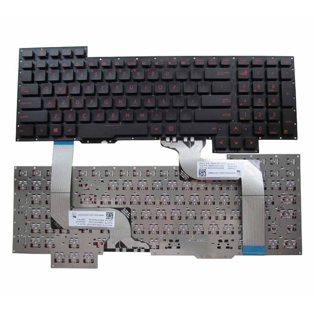 Notebook keyboard for Asus G751 G751JL G751JM without frame