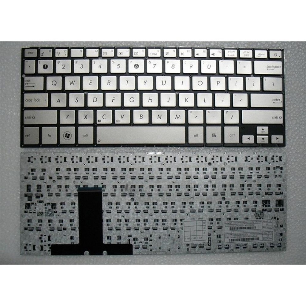 Notebook keyboard for Asus Zenbook UX32 UX31 silver