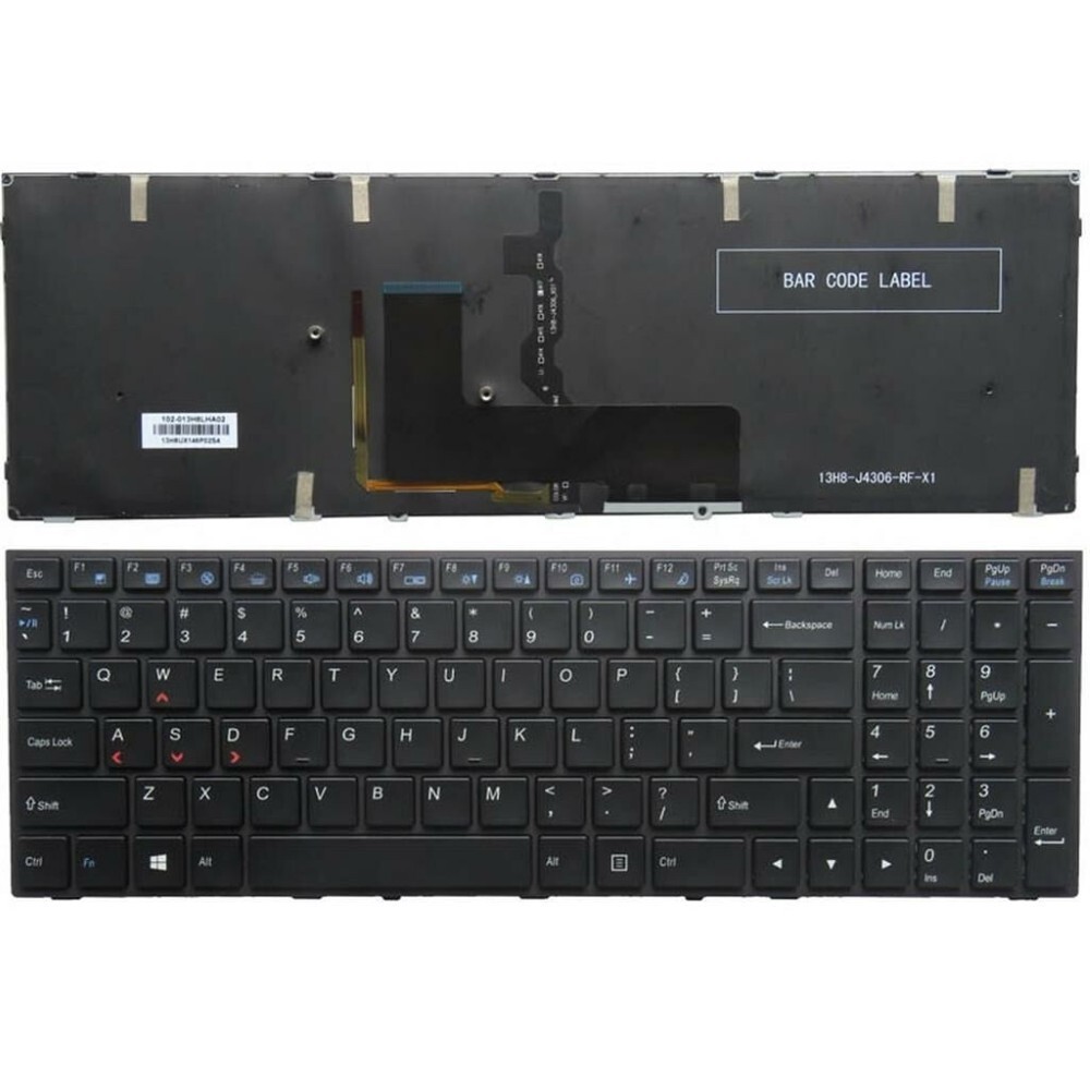 Notebook keyboard for CLEVO P650 P651 P650SA P650SE