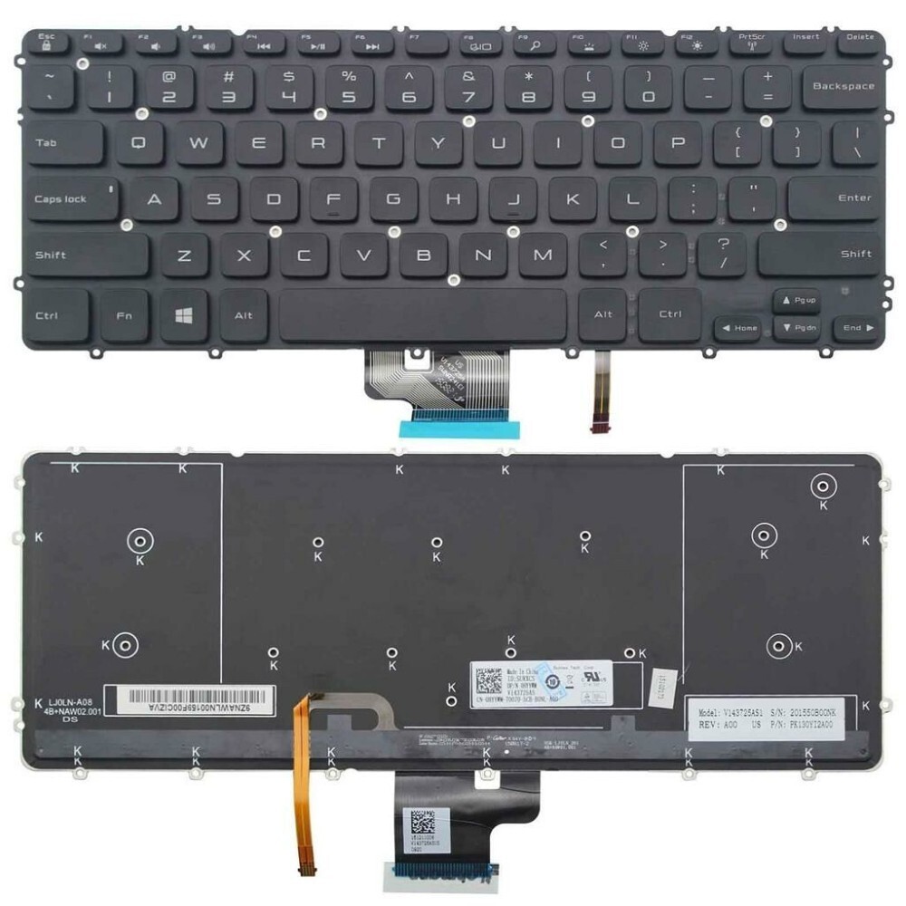 Notebook keyboard for Dell Precision M3800 with backlit