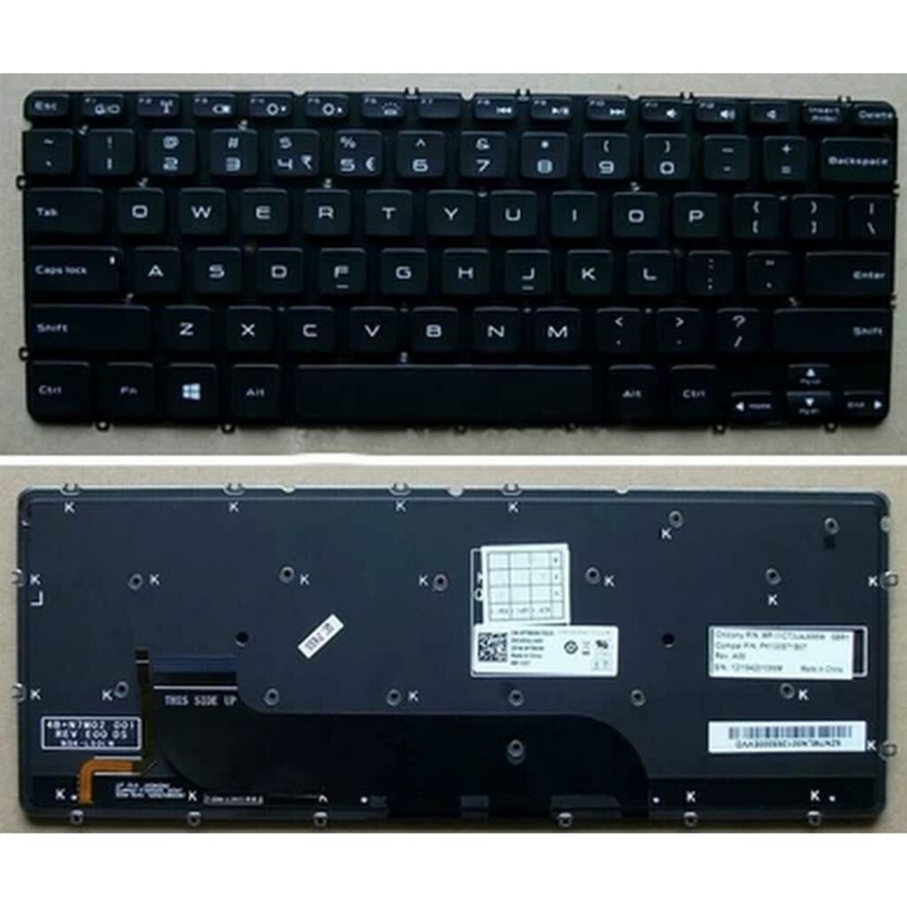 Notebook keyboard for Dell XPS 12 13  backlit