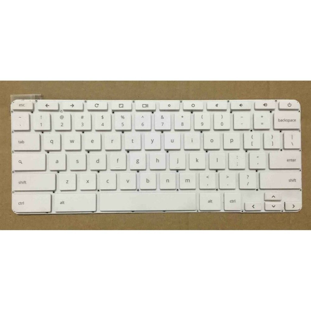Notebook keyboard for HP Chromebook 14-Q white pulled