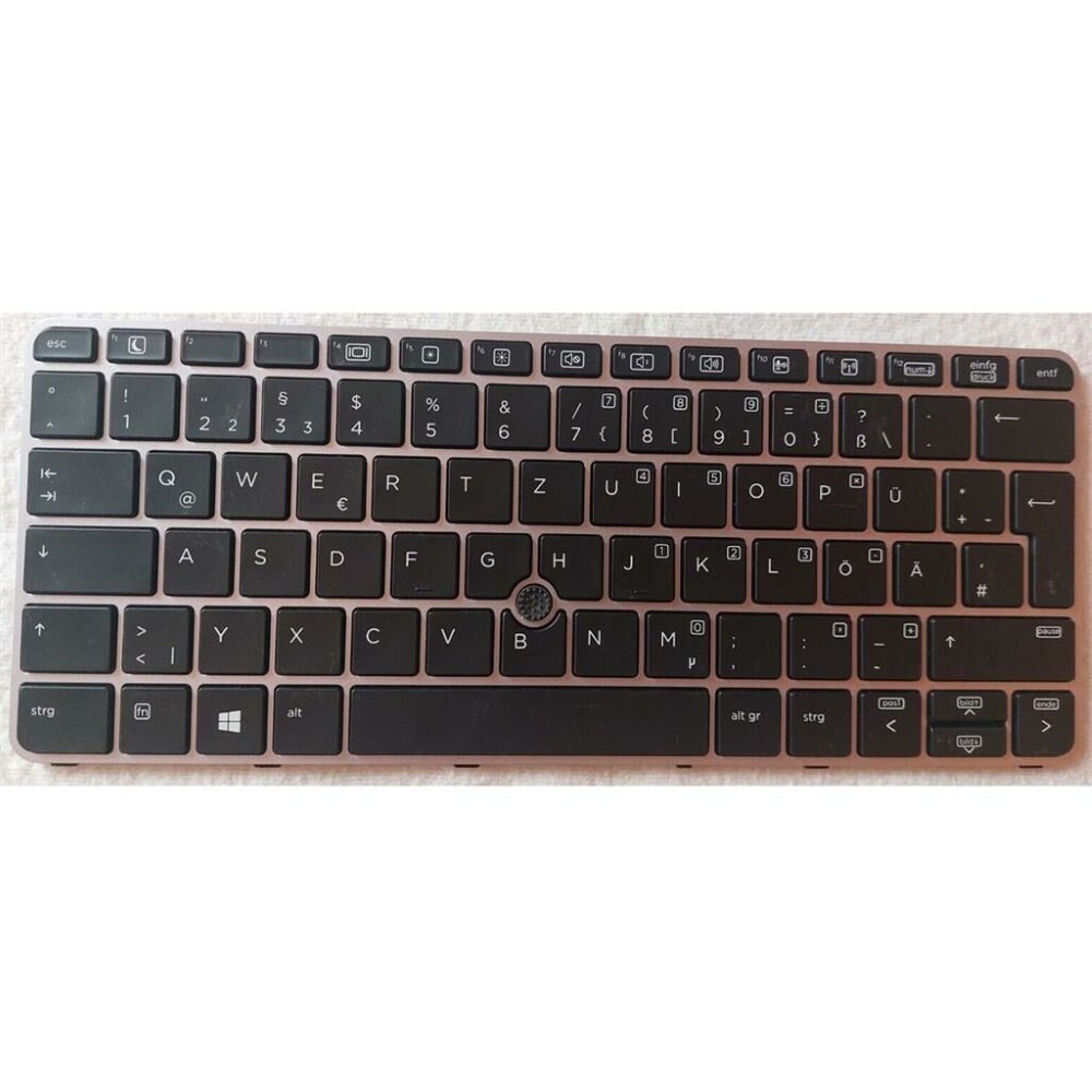 Notebook keyboard for HP EliteBook 725 G3 820 G3 with pointstick with frame silver GERMAN