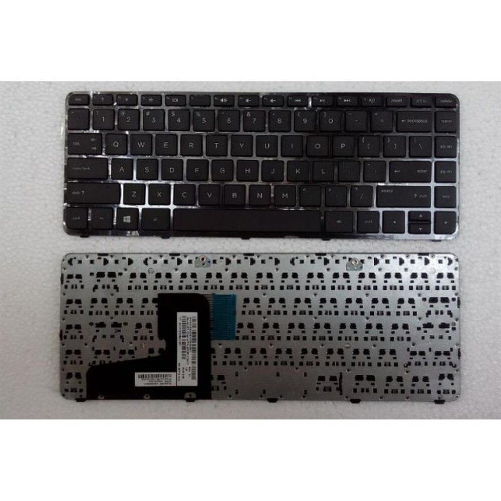 Notebook keyboard for HP Pavilion Sleekbook 240 G2 14-R 14-G black with frame