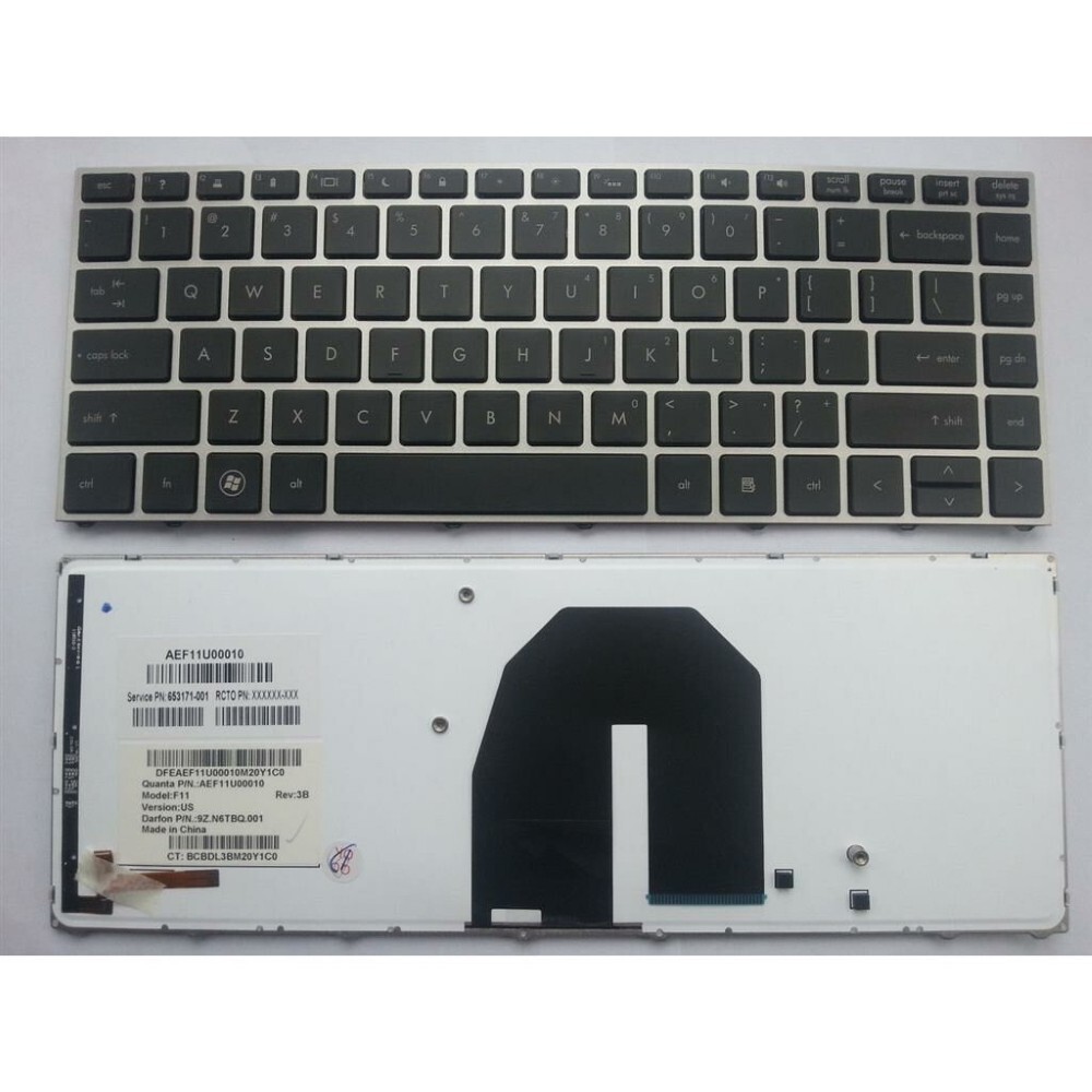 Notebook keyboard for HP ProBook 5330M backlit
