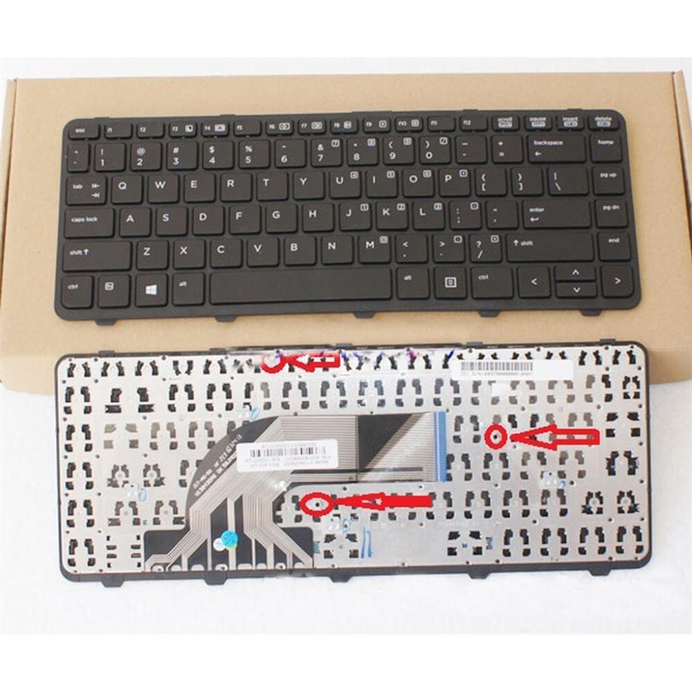 Notebook keyboard for HP ProBook 640 645 G1 650 655 with Frame without Numeric keypad