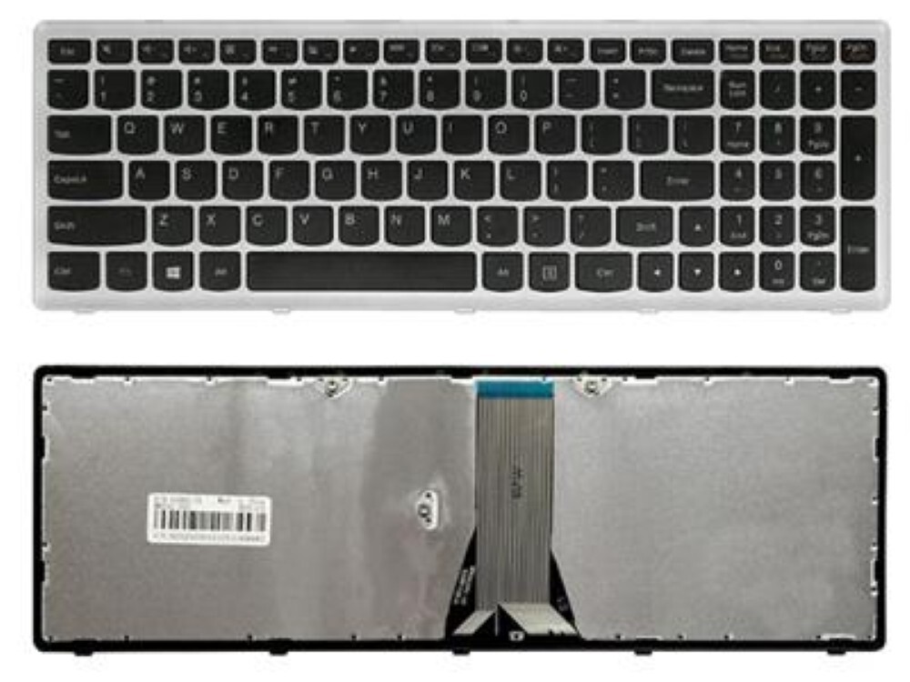 Notebook keyboard for  Lenovo IdeaPad G500 G510 G505 G700 G710 grey frame