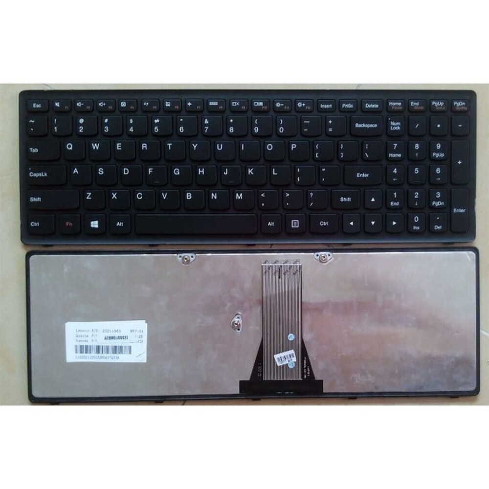 Notebook keyboard for Lenovo IdeaPad G500S G505S S500 Z510 Flex 15 black frame