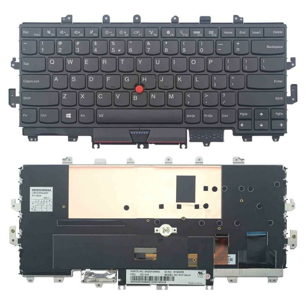 Notebook keyboard for Lenovo ThinkPad X1 Yoga with backlit