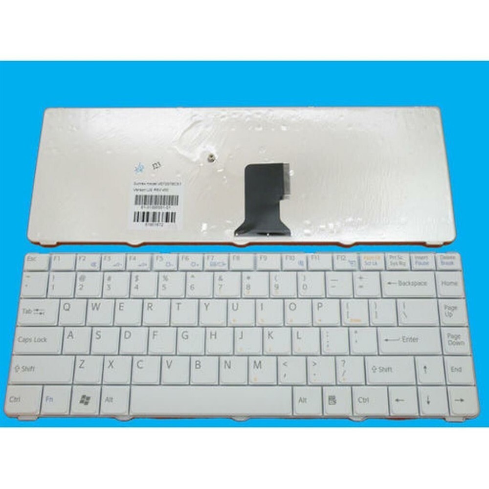 Notebook keyboard for SONY VGN-NR21Z WHITE