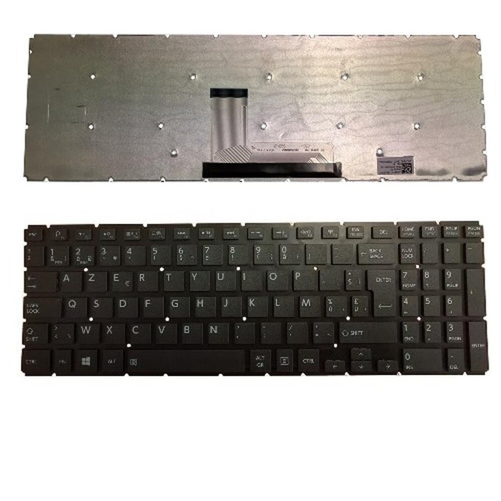 Notebook keyboard for Toshiba Satellite L50-B black AZERTY