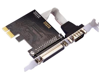 PCI-E Serieel/Parallel Controller Kaart