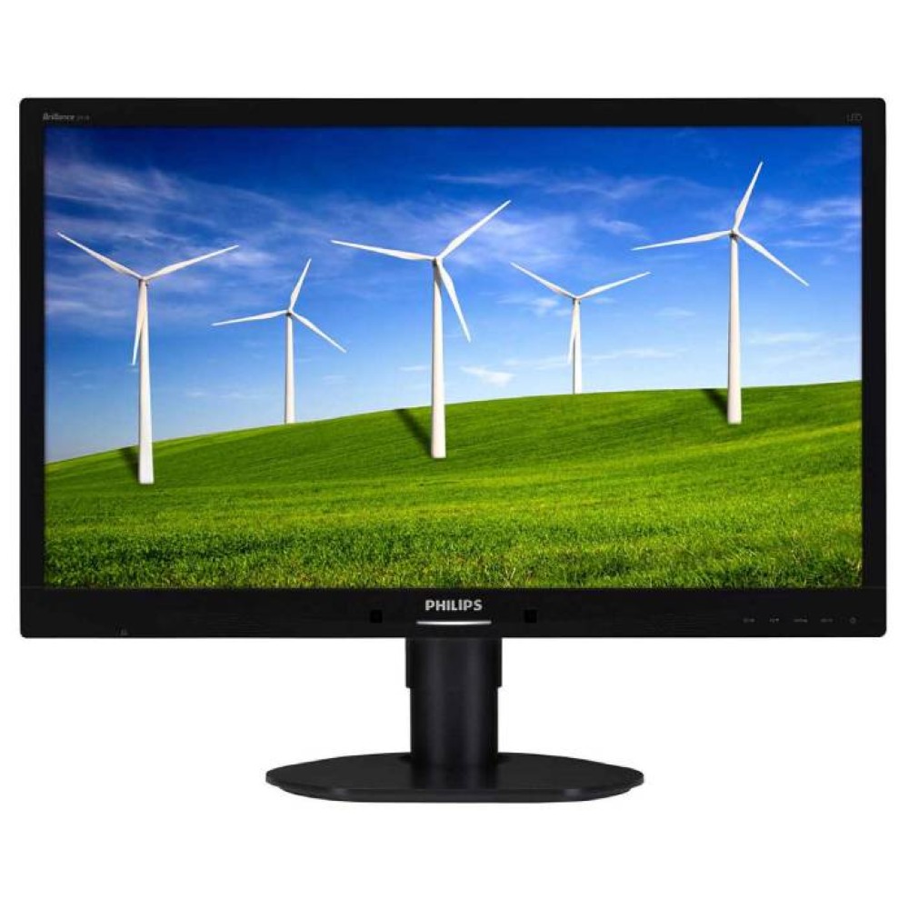 Philips Brilliance 241S4LCB - 24 inch - 1920x1080 - DVI - VGA - Zwart