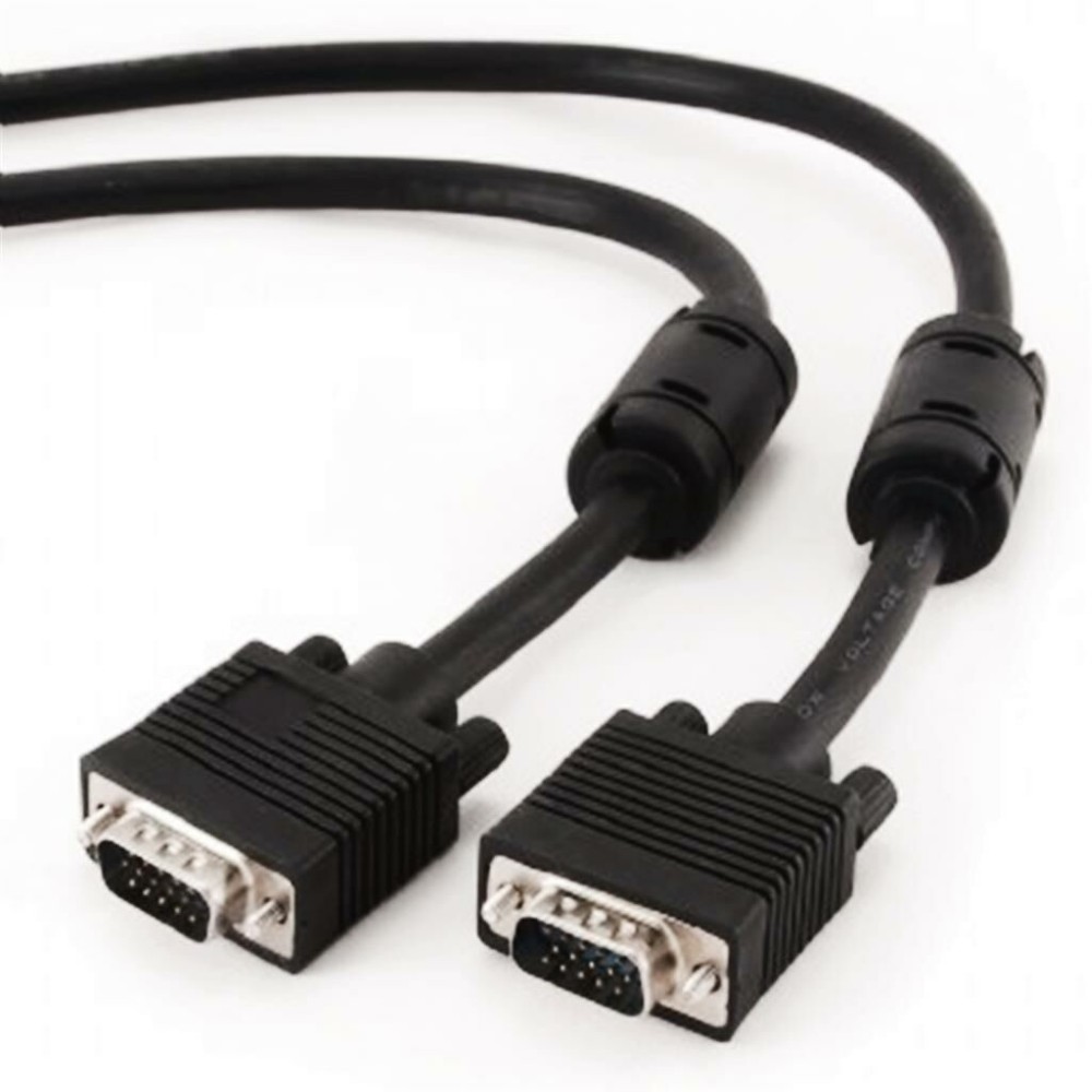 Premium VGA HD15M/HD15M dual-shielded w/2*ferrite 10ft cable