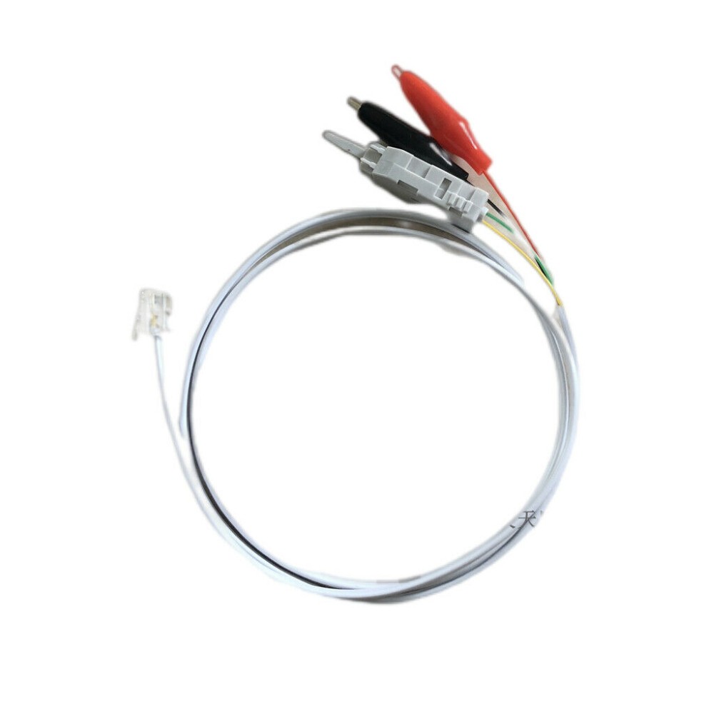 RJ11 Male to 2*Alligator Clips & 1* Duckbill Test Cord