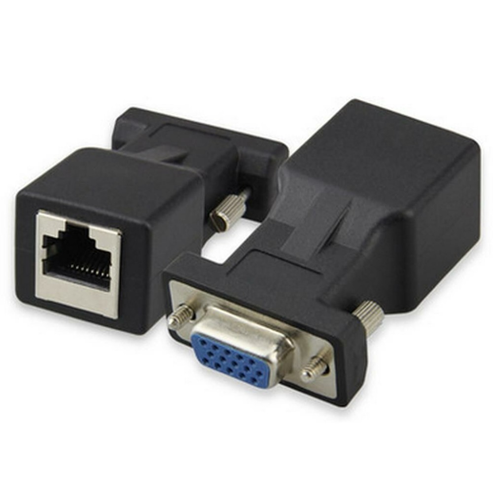 RJ45 female to VGA female adapter